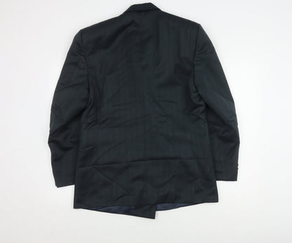 Création G.L. Men's Blue Strip Blazer, 40R