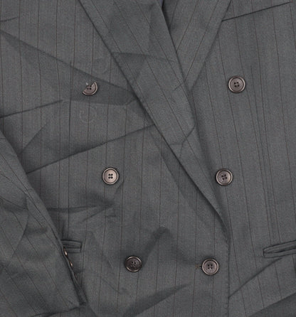 Création G.L. Men's Blue Strip Blazer, 40R