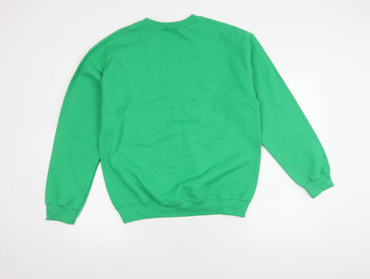 Mens UK Size M Star Wars Green Pullover Sweatshirt