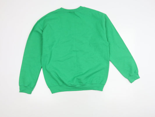 Mens UK Size M Star Wars Green Pullover Sweatshirt