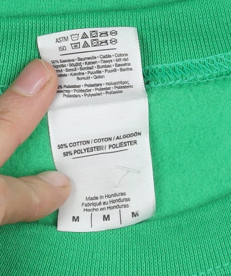 Mens UK Size M Star Wars Green Pullover Sweatshirt