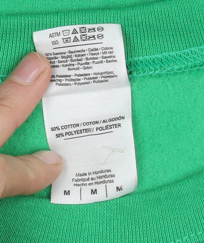 Mens UK Size M Star Wars Green Pullover Sweatshirt