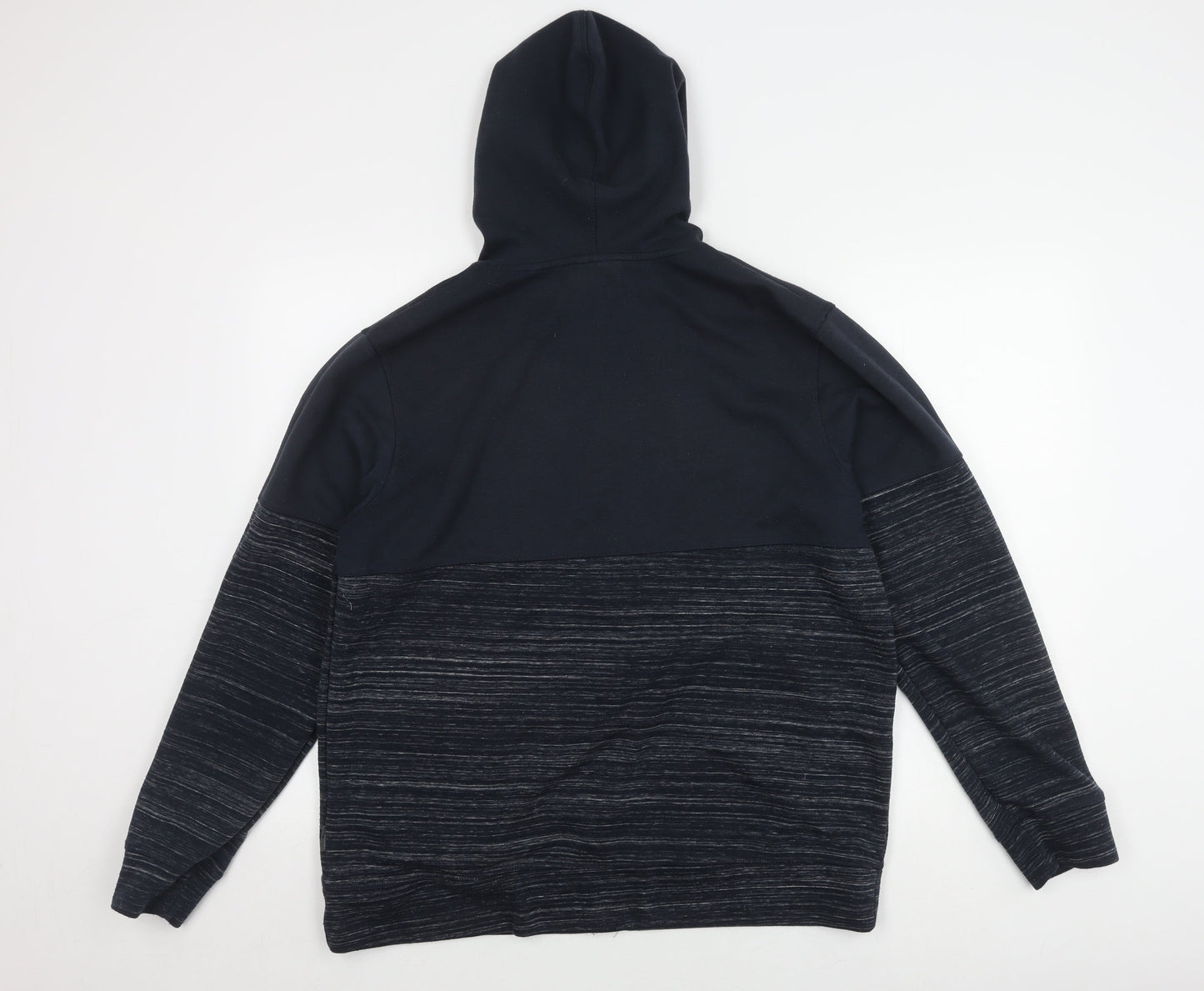 Mens UK Size XL JACK & JONES Black Full Zip Hoodie
