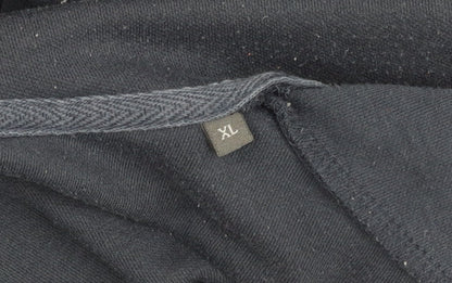 Mens UK Size XL JACK & JONES Black Full Zip Hoodie