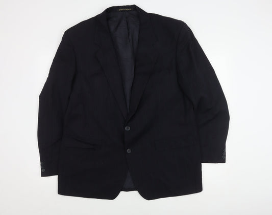 Mens UK Size 44 Marks and Spencer Regular Blue Suit Jacket