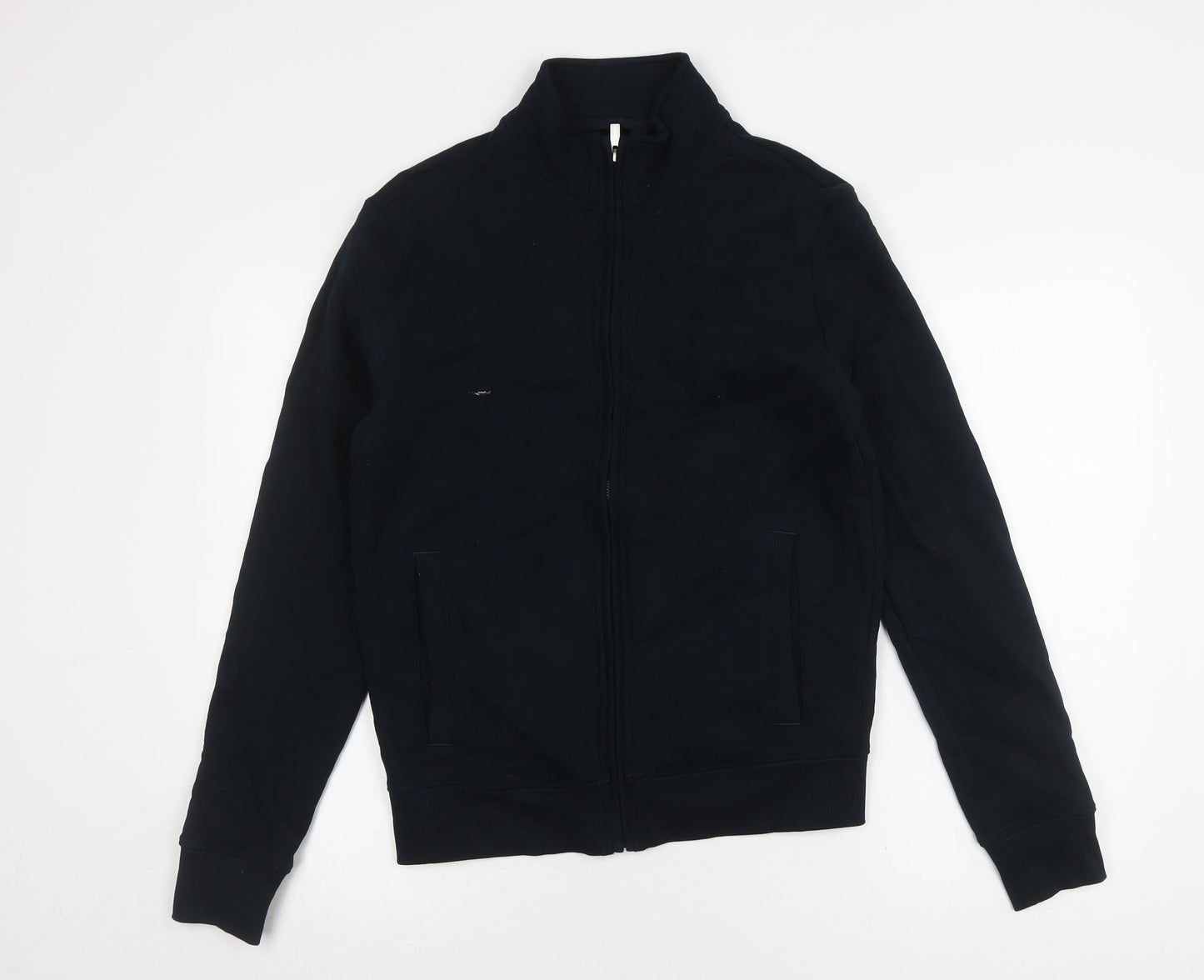 Marks and Spencer Unisex Blue Full Zip Sweatshirt S
