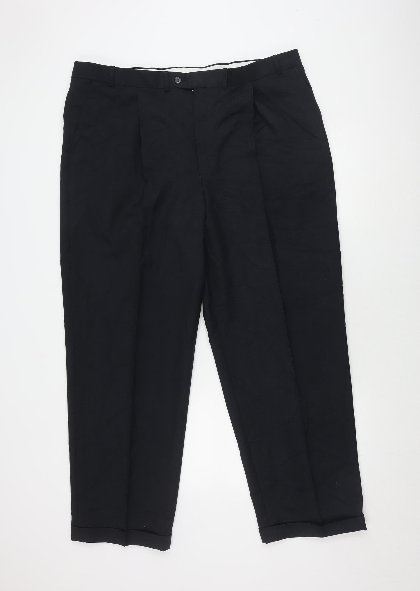 Savatini Men's Black Trousers Size 42