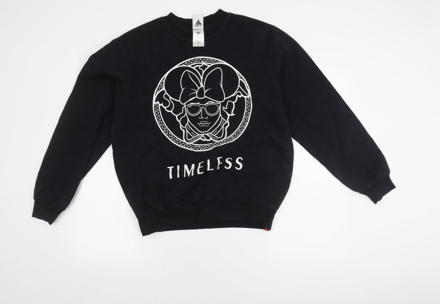 B&C Collection Unisex Black Pullover Sweatshirt M
