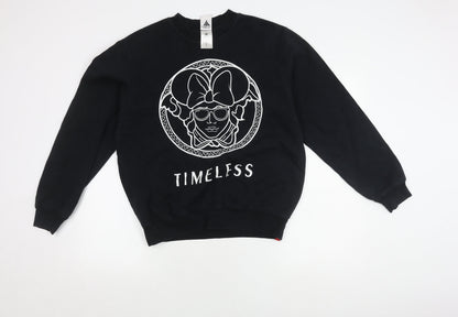 B&C Collection Unisex Black Pullover Sweatshirt M
