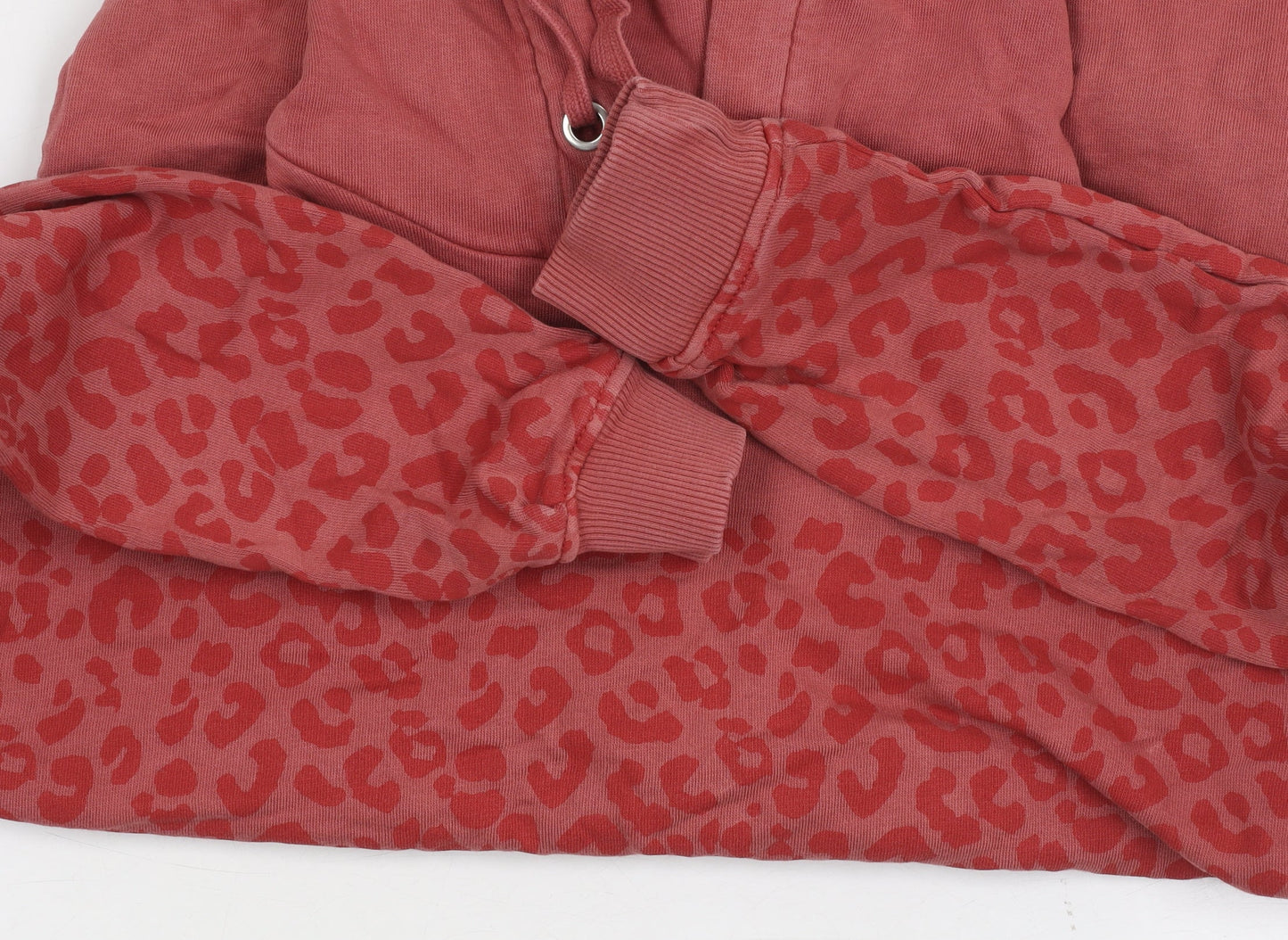 Next Women’s XS Red Animal Print Pullover Hoodie