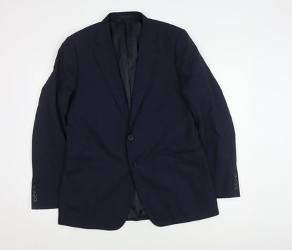 Mens UK Size 42 Jaeger Regular Blue Suit Jacket