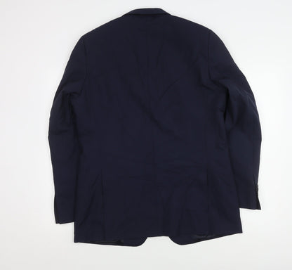 Mens UK Size 42 Jaeger Regular Blue Suit Jacket