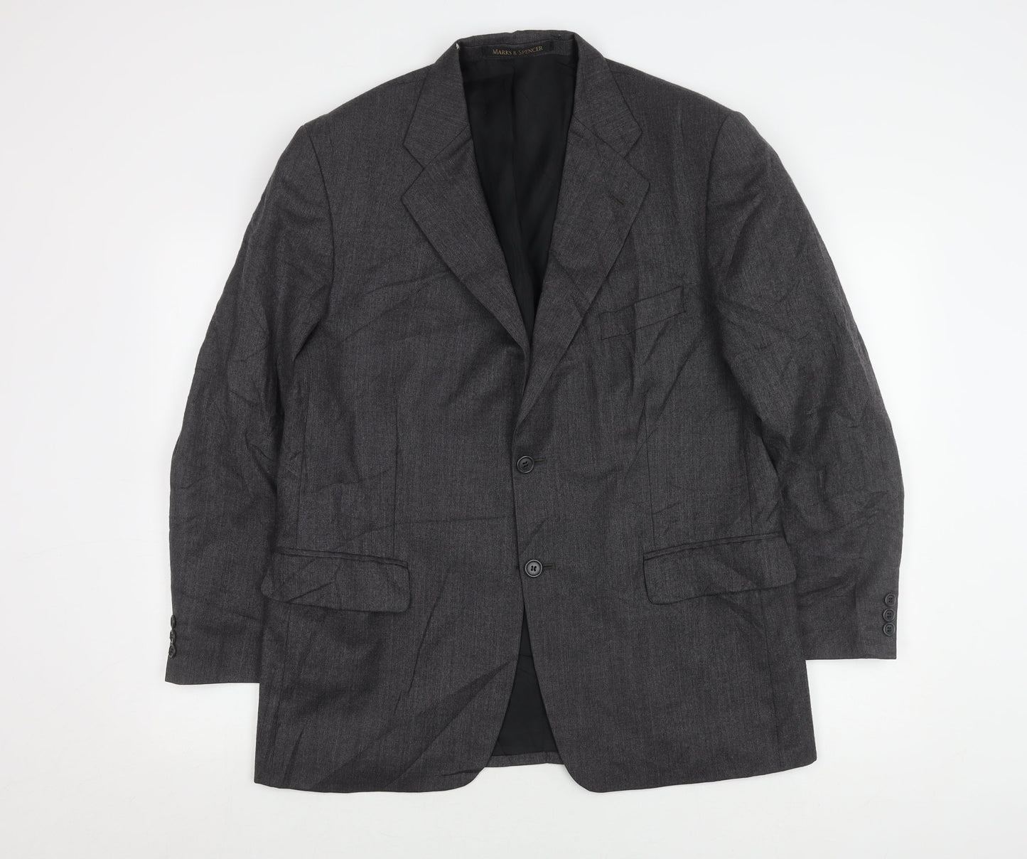 Mens UK Size 42 Marks and Spencer Regular Grey Suit Jacket