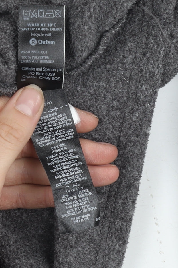 Womens UK Size 14 Marks and Spencer Grey Basic Jacket
