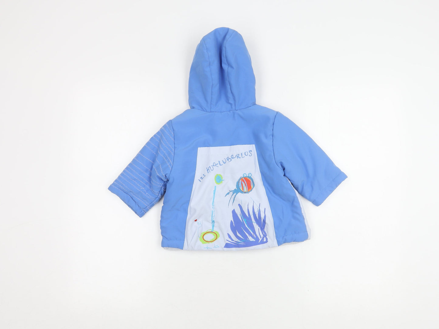 Marèse Boys Blue Puffer Jacket 6 Months Hooded Winter Coat