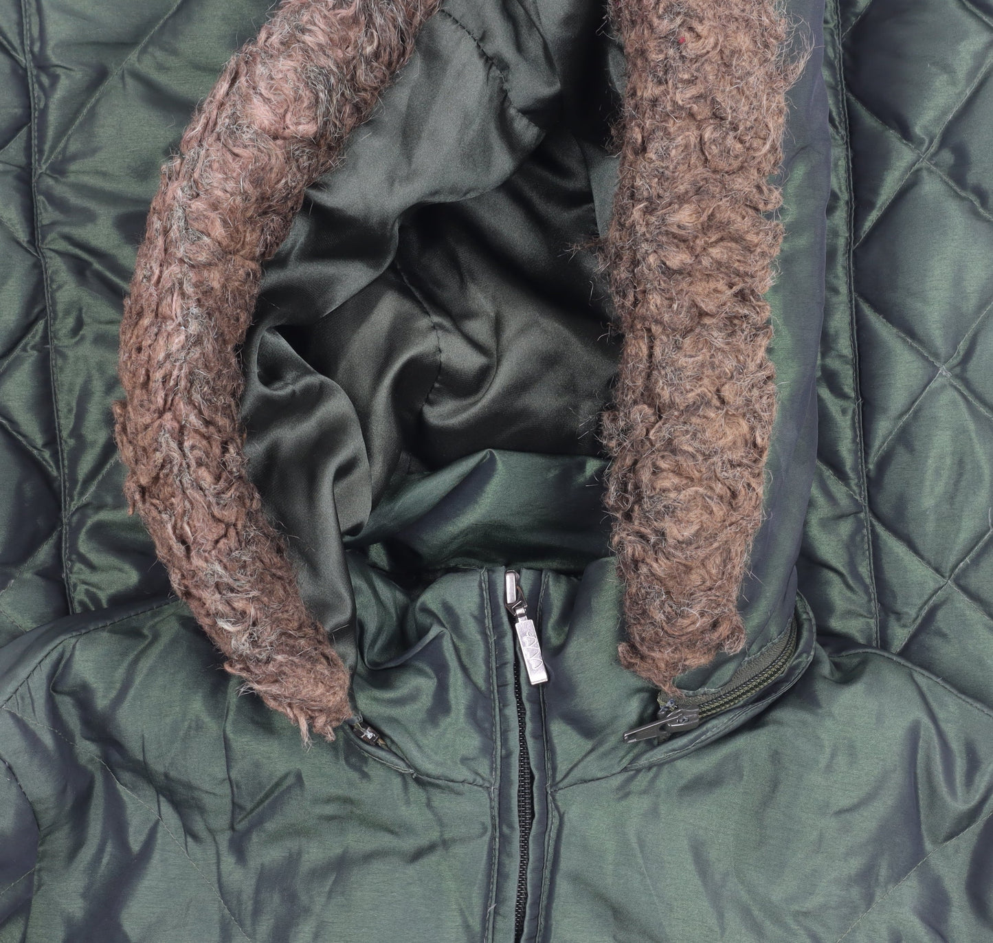 Womens UK Size L Marks and Spencer Green Puffer Jacket