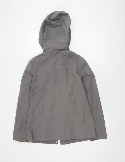 John Lewis Women's Grey Parka Jacket Size 10