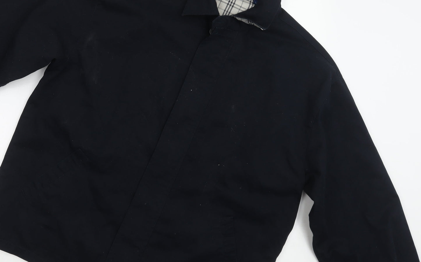 Mens UK Size L Freeport Black Basic Jacket