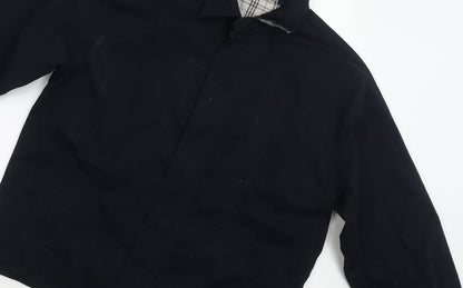 Mens UK Size L Freeport Black Basic Jacket