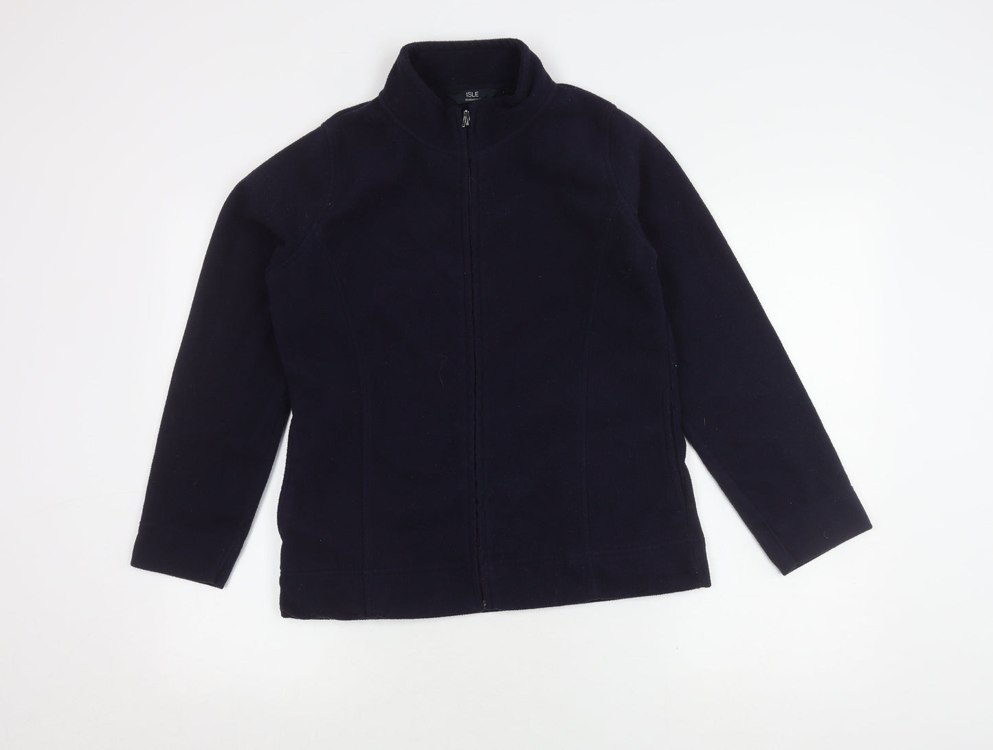 Womens UK Size M Isle Essentials Blue Basic Jacket