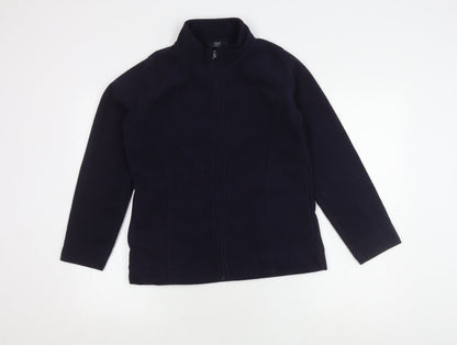Womens UK Size M Isle Essentials Blue Basic Jacket