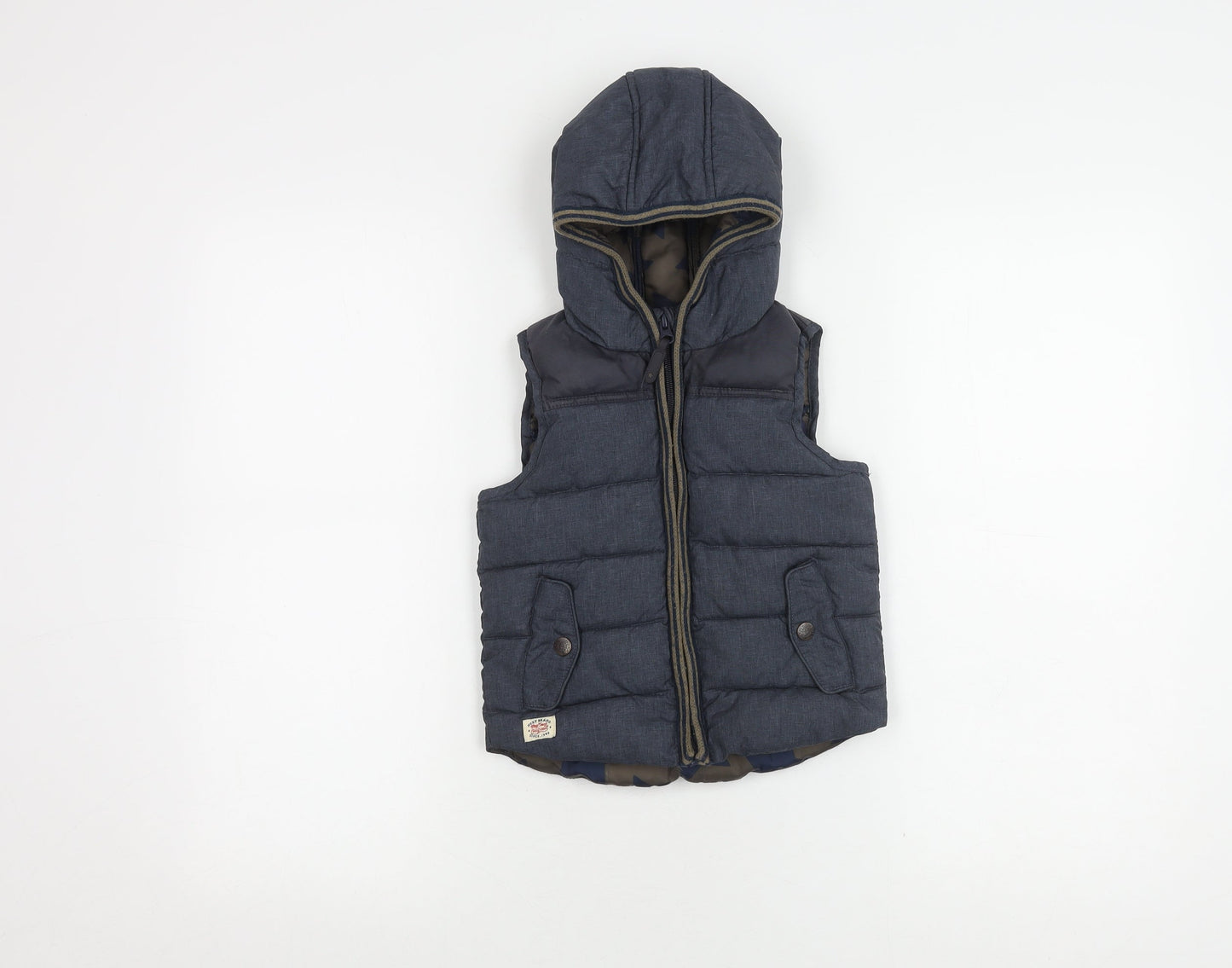 Next Boys' Hooded Puffer Jacket 2-3 Years Polyester