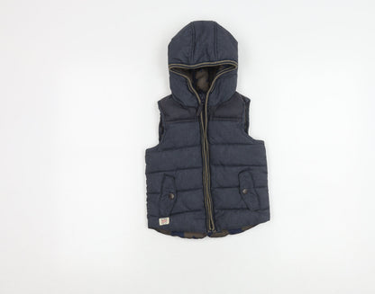 Next Boys' Hooded Puffer Jacket 2-3 Years Polyester