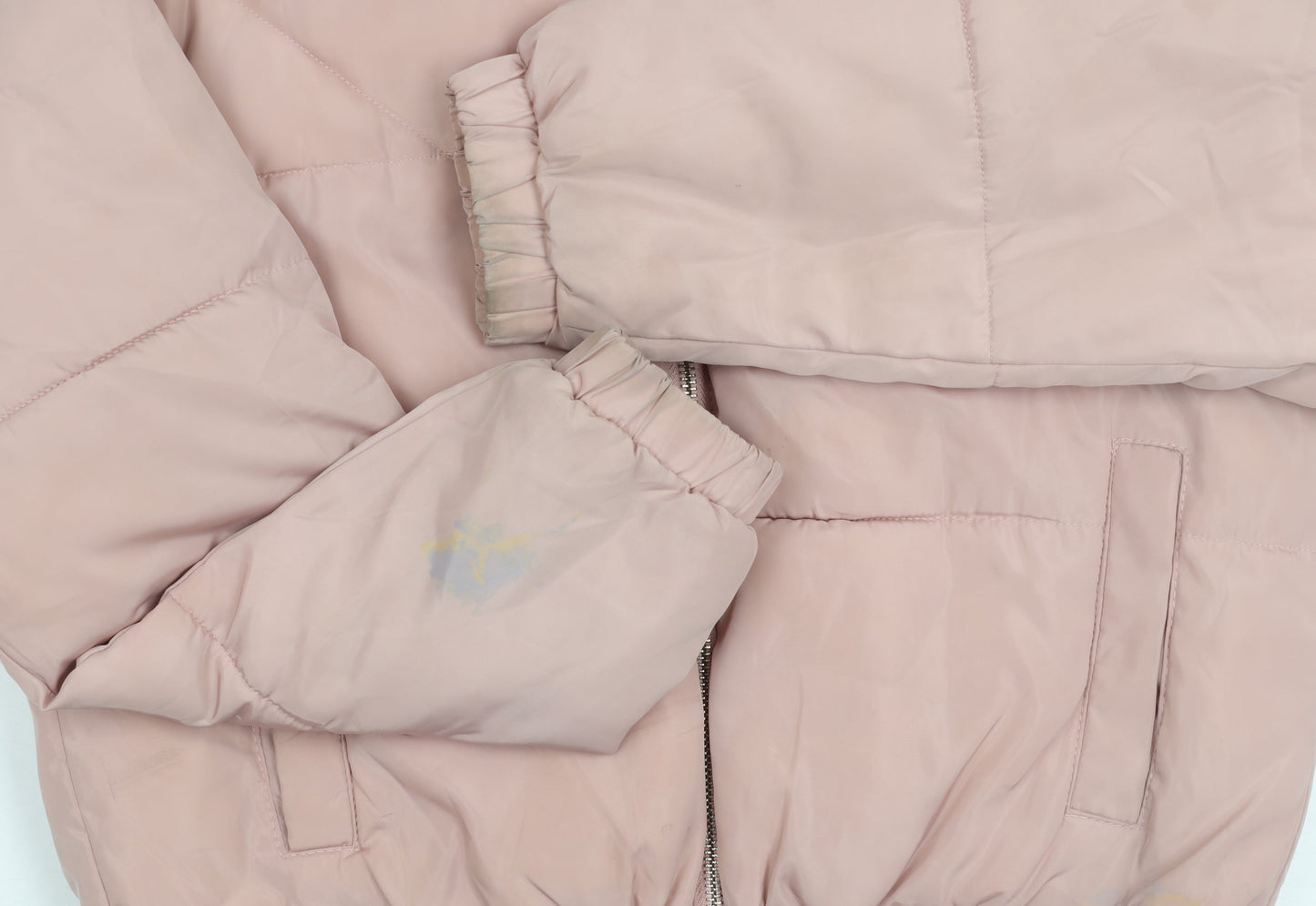 New Look Teens Pink Puffer Jacket S Winter Casual