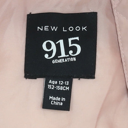 New Look Teens Pink Puffer Jacket S Winter Casual