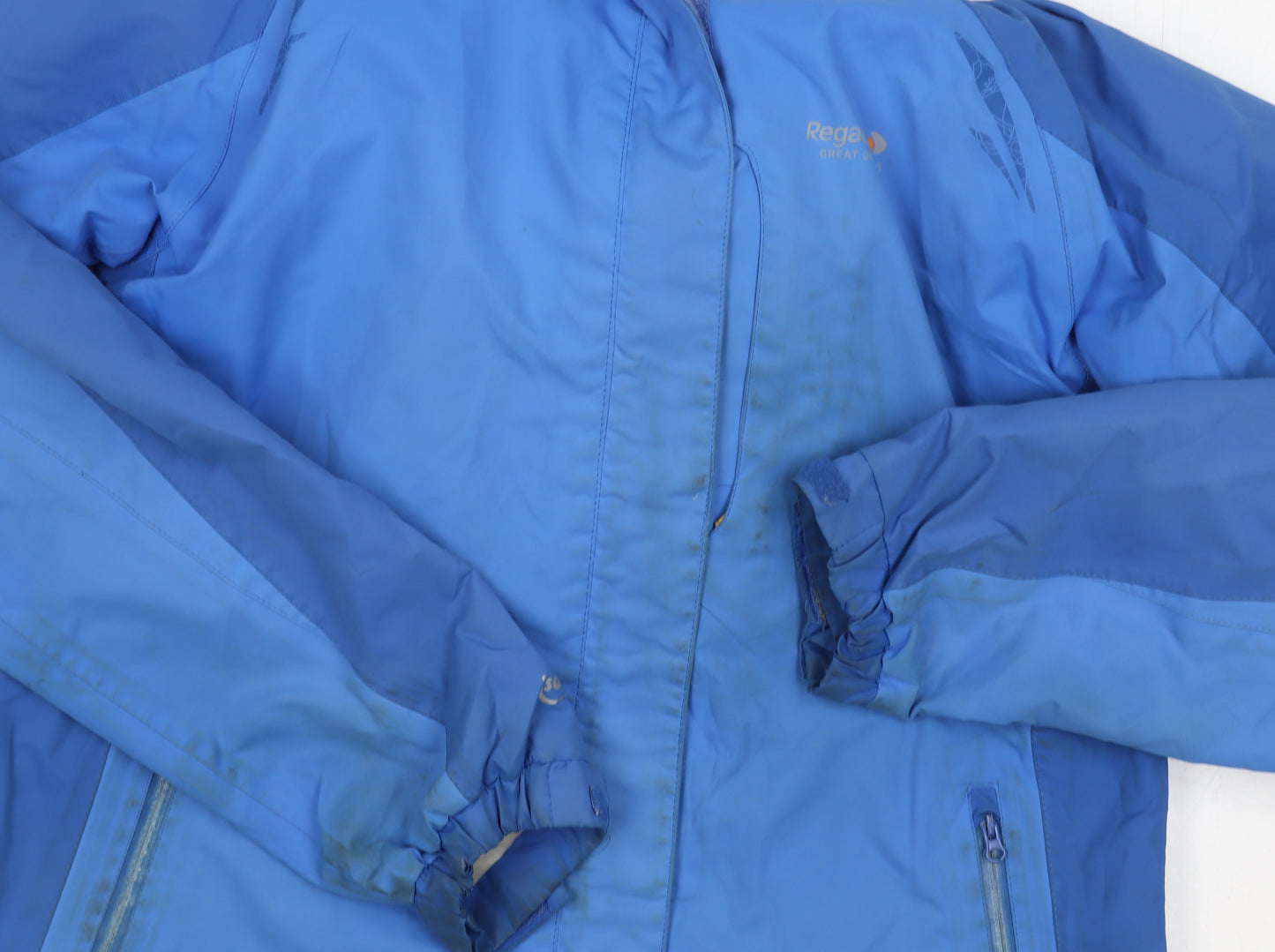Womens UK Size 12 Regatta Blue Rain Coat