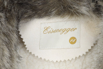 Eisenegger Girls Ivory Faux Fur Waistcoat Size 14