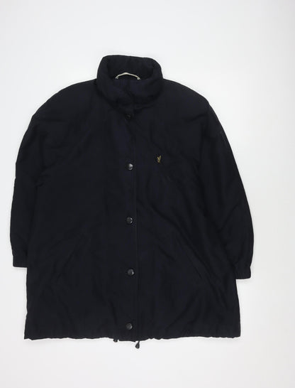 Womens UK Size 14 Marks and Spencer Navy Parka Coat
