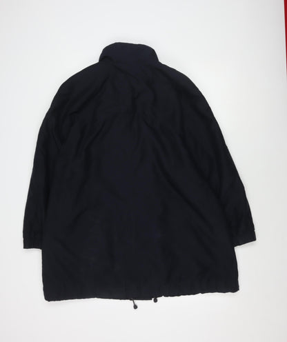 Womens UK Size 14 Marks and Spencer Navy Parka Coat