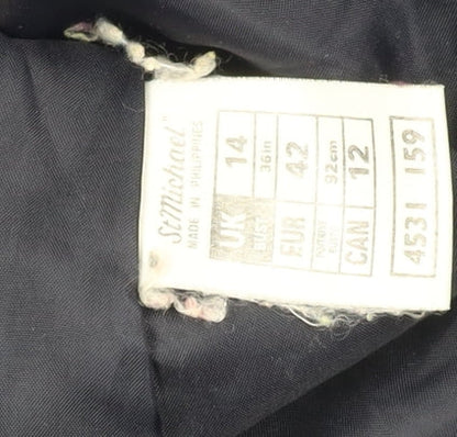 Womens UK Size 14 Marks and Spencer Navy Parka Coat