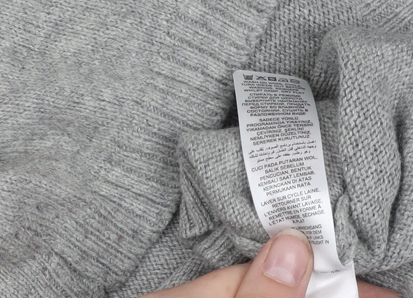 Womens UK Size 10 Mantaray Grey Pullover Jumper