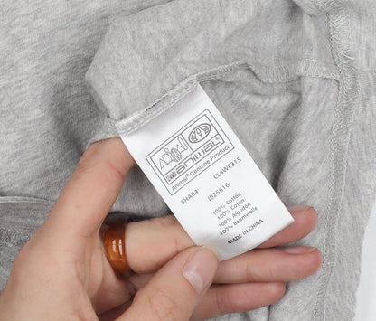 Animal Women's Grey Graphic T-Shirt Size 10 Casual