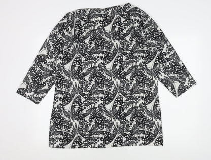 Originals Women's Black Butterfly Print Top Size 12