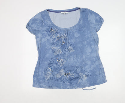 Womens UK Size 20 Rocha John Rocha Blue  T-Shirt
