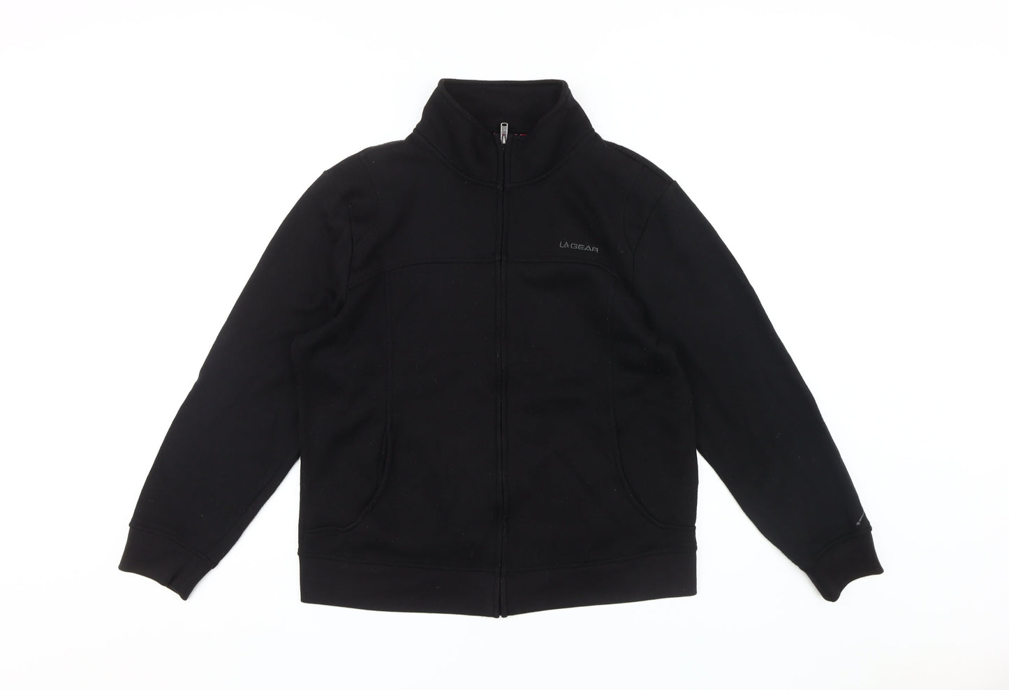 LA Gear Women's Black Full Zip Hoodie Size 14