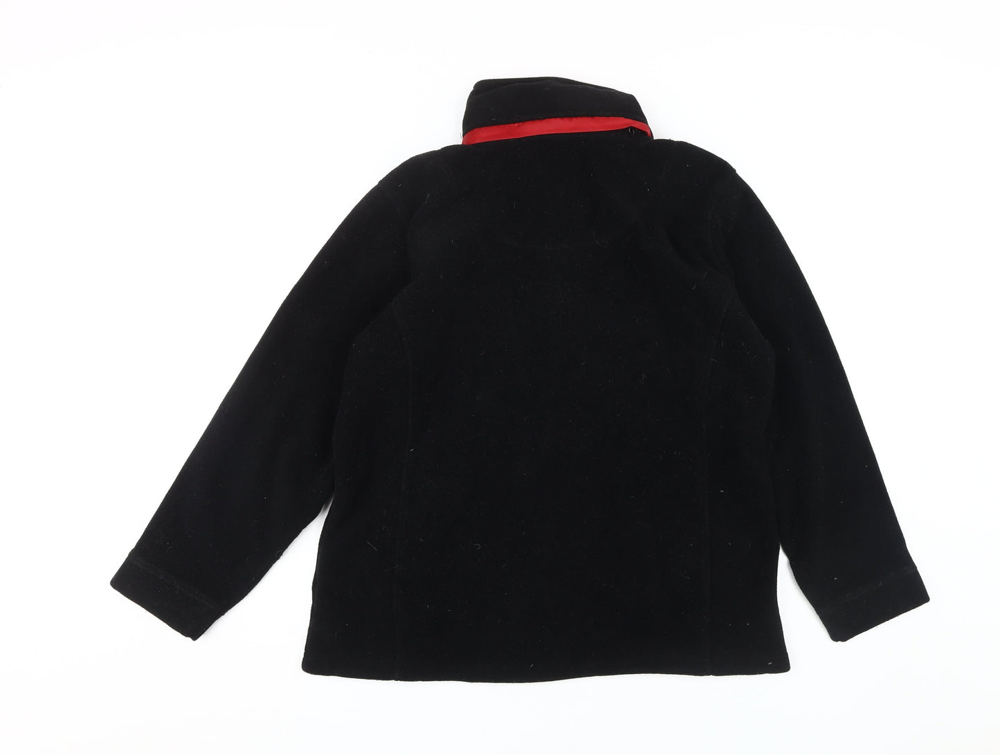 XtrmLand Women's Black Fleece Jacket, Size L