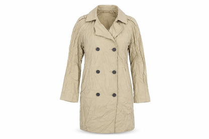 Topshop Women's Beige Trench Coat, Size 4, Classic Style
