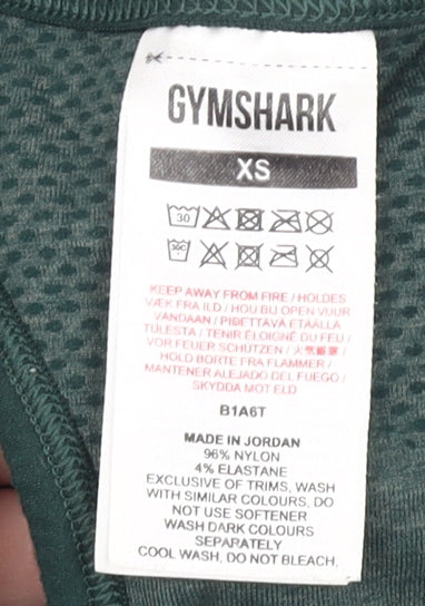 Gymshark Women’s Green XS Sports Bra - Racerback