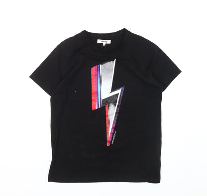 Avenzi Men's Black M Graphic Print T-Shirt