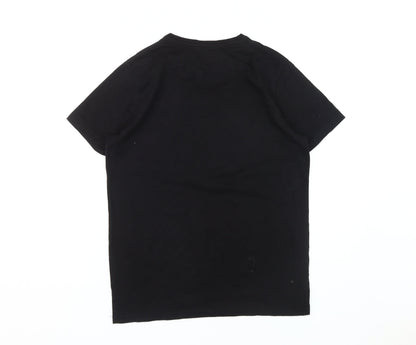 Avenzi Men's Black M Graphic Print T-Shirt