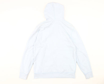 Mens UK Size M Levi's Blue Pullover Hoodie