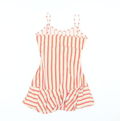 Boohoo Women's Multicoloured Striped Slip Dress