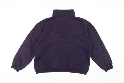 Berkertrex Men's Navy Large 1/4 Zip Sweatshirt