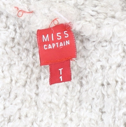 Miss Captain Women's Brown Cardigan - Size 6