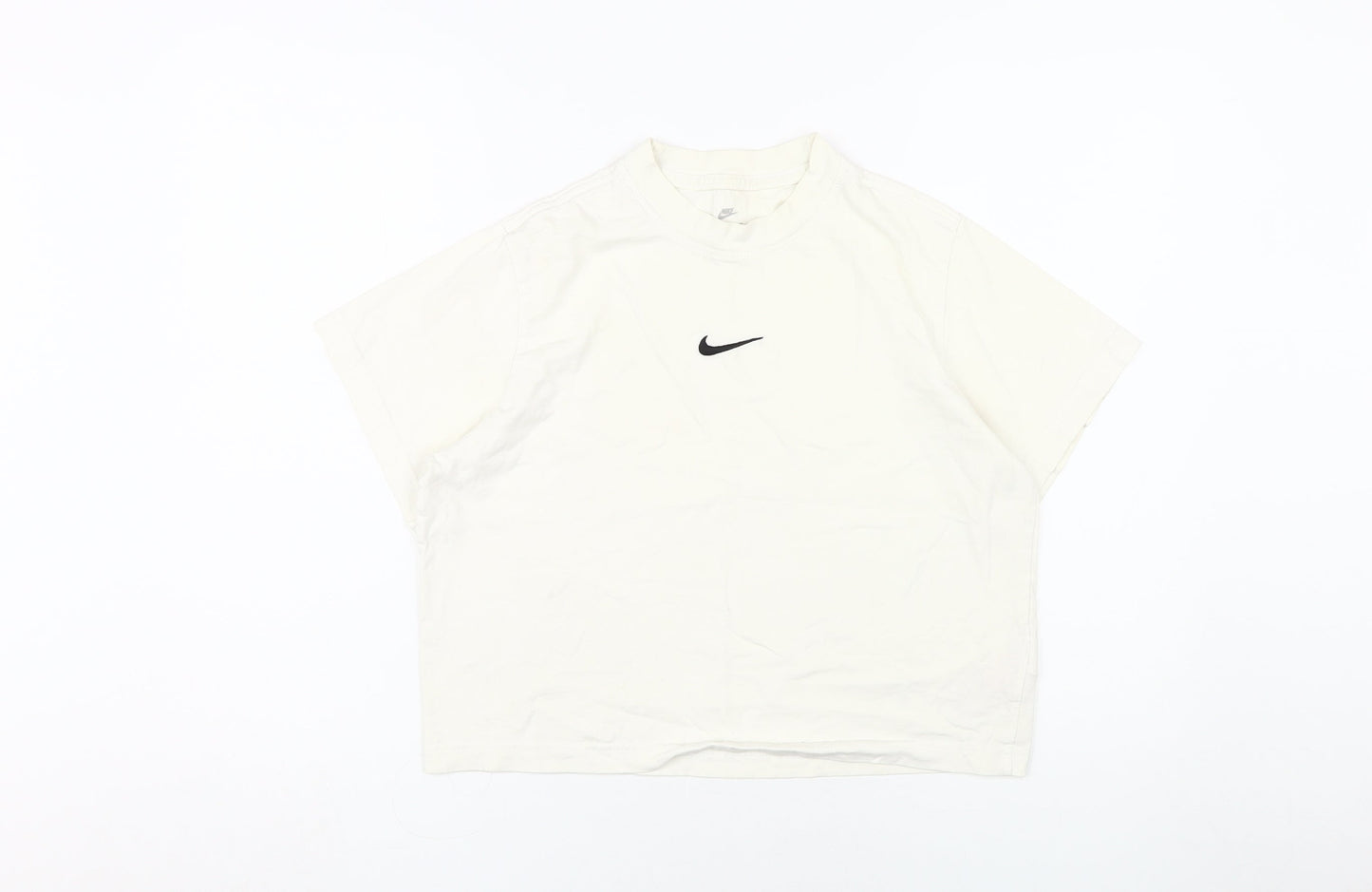 Nike Unisex White L Basic Crew Neck T-Shirt