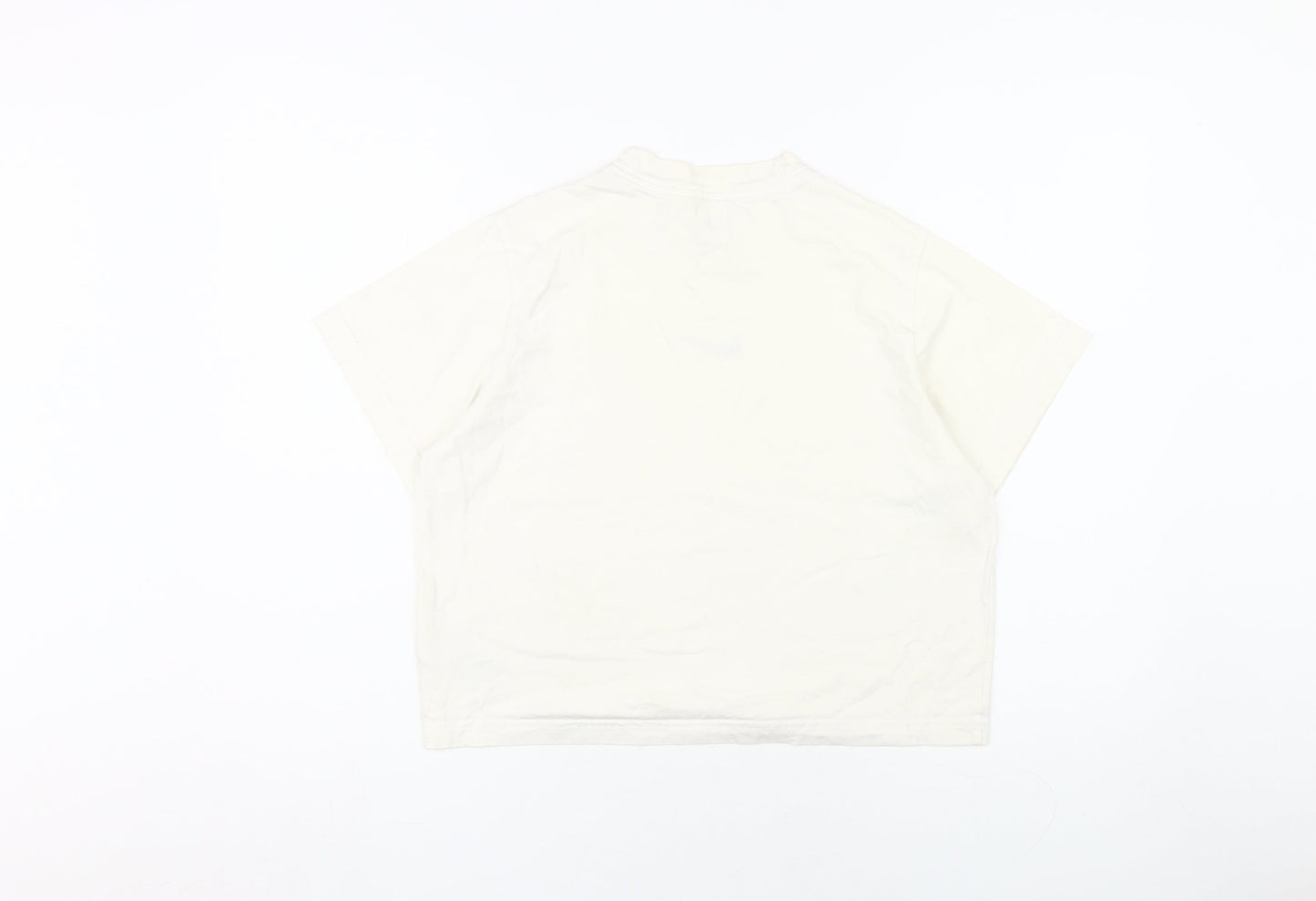 Nike Unisex White L Basic Crew Neck T-Shirt